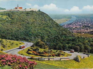 Vienna. Hohenstrasse, view over Vienna