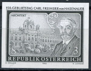 150th Birth Anniversary of Carl von Hasenauer