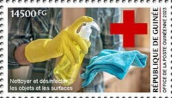 Clean and disinfect objects and surfaces