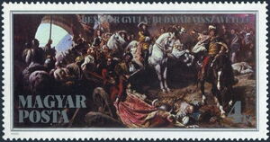 Recapture of Buda Castle, painting by Gyula Benczúr