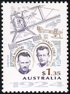 Goble & McIntyre with Fairey IIID Seaplane,1924