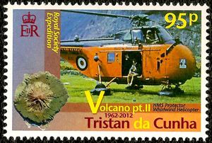 HMS Protector WhirlWind Helicopter