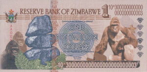 1 Yottalilion Dollars