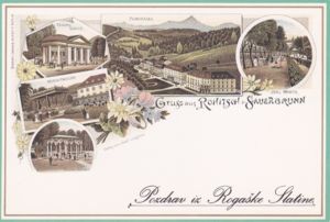 Rogaška Slatina 1898. The spa hotel facilities.1