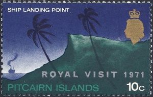 Ship Landing Point - overprinted