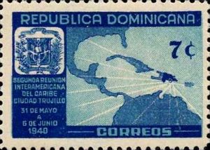 Central America and Arms of Dominican Republic