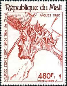 Head of Christ by Maurice Denis (1870-1943)