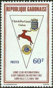 Post Gentil Lions Club banner