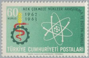 Symbols of Medicine, Agriculture, Industry and Atom