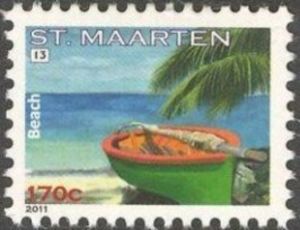 Beach with boat