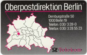 Oberpostdirektion Berlin (1st edition)