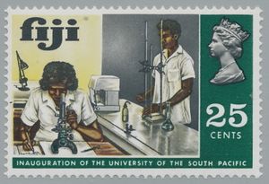 Science students at work