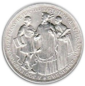 2 Pengő (Trecentenary of Pazmany University)