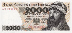 2,000 Zlotych