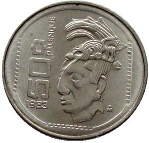 50 Centavos (Palenque Culture)