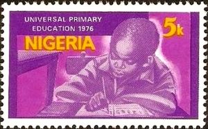 Child learning to write