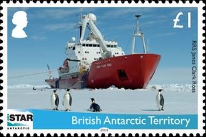 RRS James Clark Ross, Emperor Penguin (Aptenodytes forsteri)