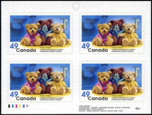 The Montréal Children's Hospital, 1904-2004 - Booklet Pane 4