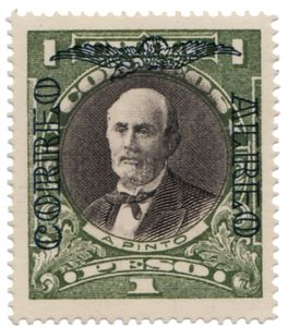 Aníbal Pinto (1825-1884) overprinted