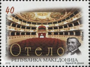 1st performance of G. Verdi's Opera "Othello"