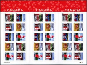 Canadian Pride 2013 - Booklet pane of 30