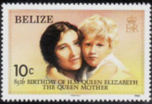 With Princess Elizabeth, 1928