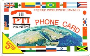 Earth and Flags $5 (PTI Phonetime)