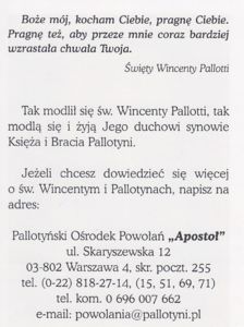 "Vincent Pallotti", Warszawa