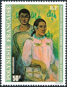 Gauguin, "Tahitian woman and boy"