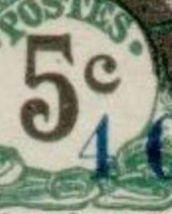 Annamite Women overprinted Red Cross and surcharged