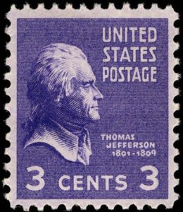Thomas Jefferson (1743-1826), Third President of the U.S.A.