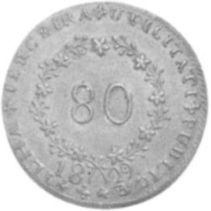 80 Réis (Maria II in Exile (1828-1833))