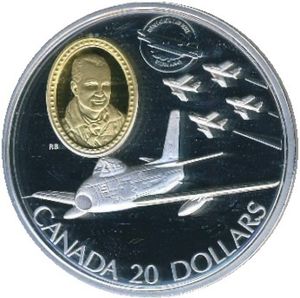 20 Dollars (Aviation, Canadair F-86 Sabre. Fern Villeneuve)