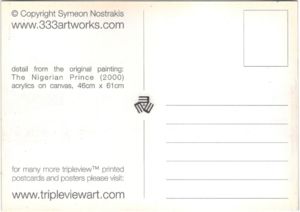 The Nigerian Prince (2000), acrylics on canvas, 46x61cm