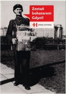 Zostań bohaterem Gdyni! Newspaper man