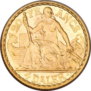 4 Daler (20 Francs)