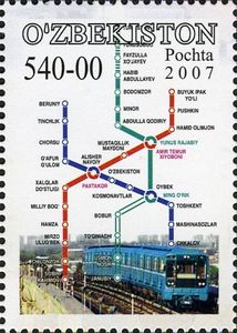 Locomotive and Map of Line