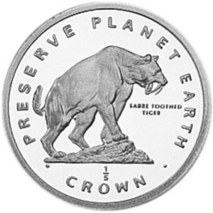 1/5 Crowns (Preserve Planet Earth. Sabre Tooth Tiger)