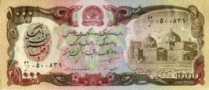 1,000 Afghanis