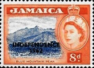 Blue Mountain peak - overprinted