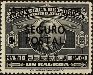 Theodore Roosevelt (1858-1919) (overprint)