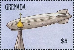 Airship LZ 127 over Moscow (1930)