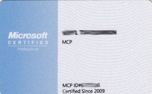 Microsoft Certified Professional