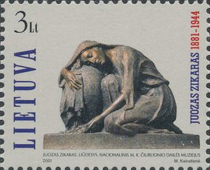 Sculpture: Sadness, Juozas Zikaras