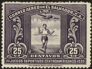 Runner breasting the tape