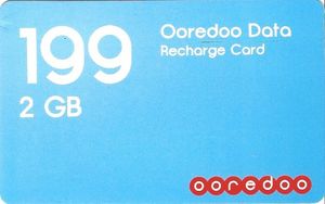 Ooredoo Data Recharge Card