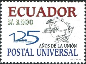 125th Anniversary of Universal Postal Union (UPU)