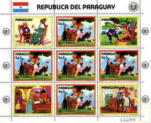 Illustrations for novels "Tom Sawyer" and "Huckleberry Finn"