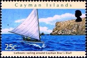 Sailing around Cayman Brac's Bluff