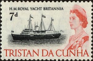 H.M. Royal Yacht Britannia, 1957